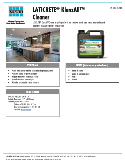 Laticrete KlenzAll Cleaner